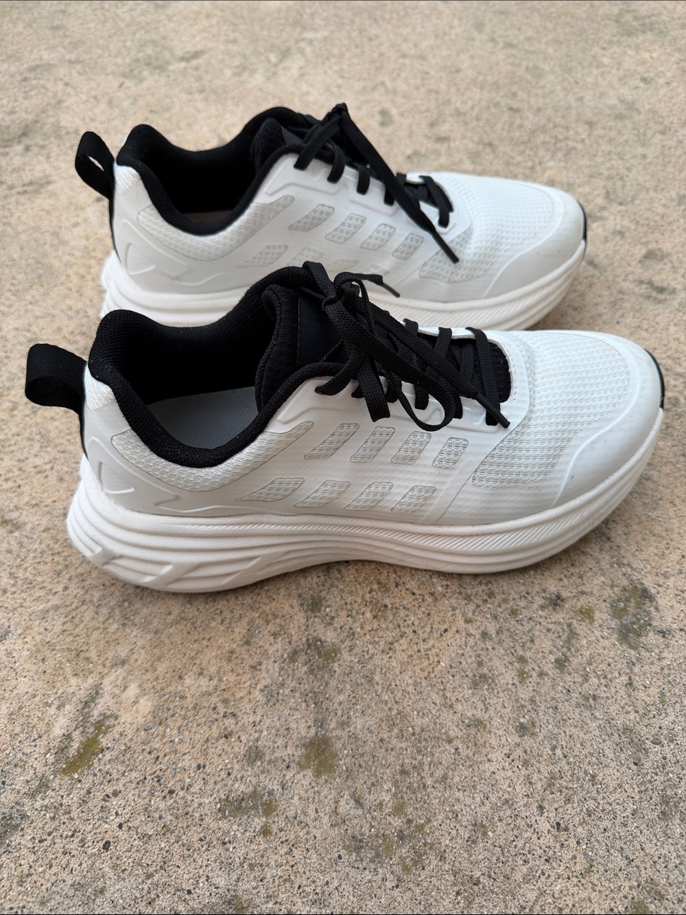 NORTIV8 Womens Cushion Active Float Walking Running White/Black Sneakers Size 8 - Picture 3 of 9